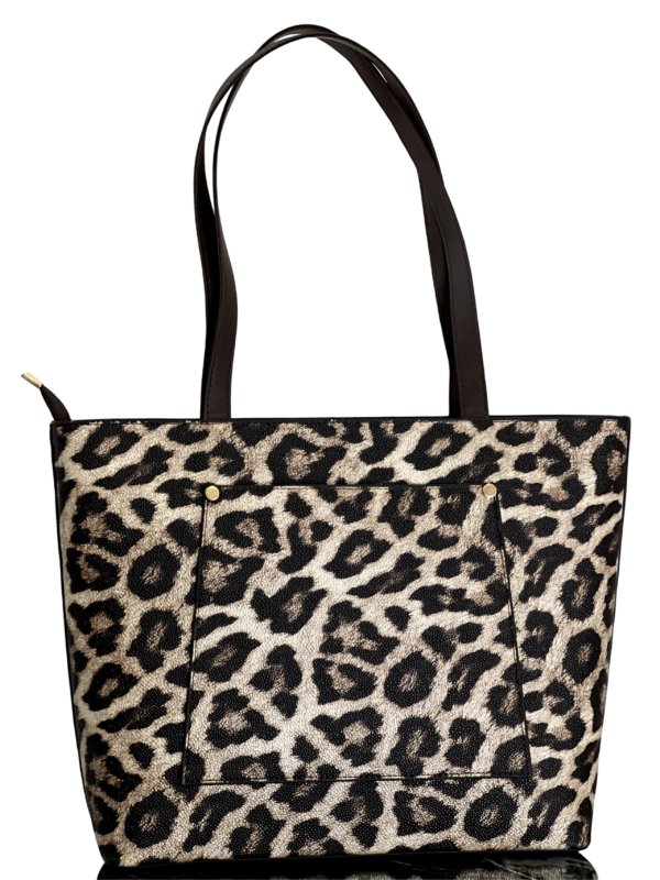Leopard Print Woman Tote Bag - Image 2