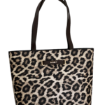 Leopard Print Woman Tote Bag