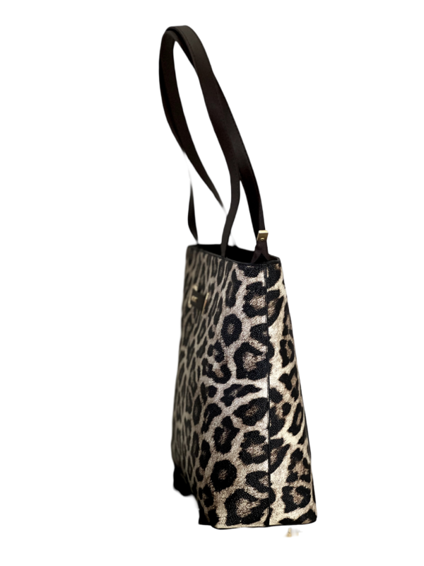 Leopard Print Woman Tote Bag - Image 3