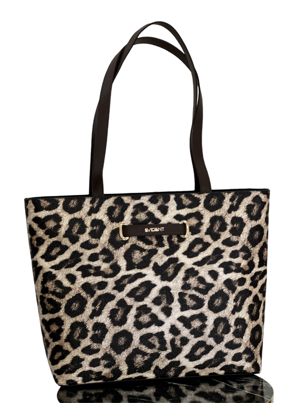 Leopard Print Woman Tote Bag