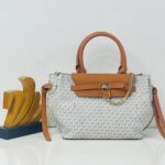 Small Belted Satchel Bag