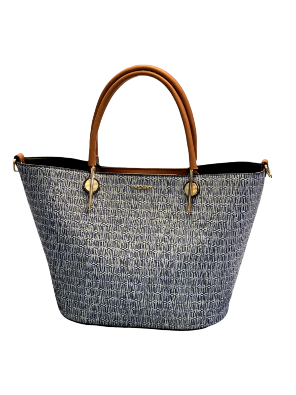 Straw pattern Woman Shoulder Tote Bag - Image 7