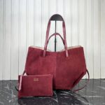 Wings suede Tote Bag+ suede purse set