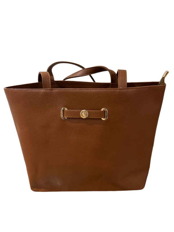 Zipper Bucket Woman Shoulder Tote Bag